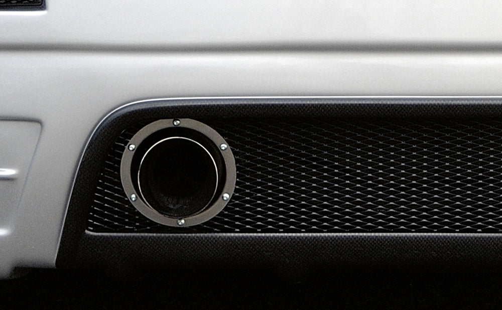 Rieger Tuning Edelstahlring-Einfassung für 1 Endrohr max. 120mm