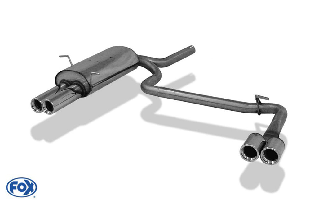 Rieger Tuning Endschalldämpfer links/rechts je 2x76mm