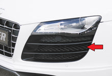 Rieger Tuning Frontschürzeneinsatz Audi R8 V10 links, schwarz glänzend