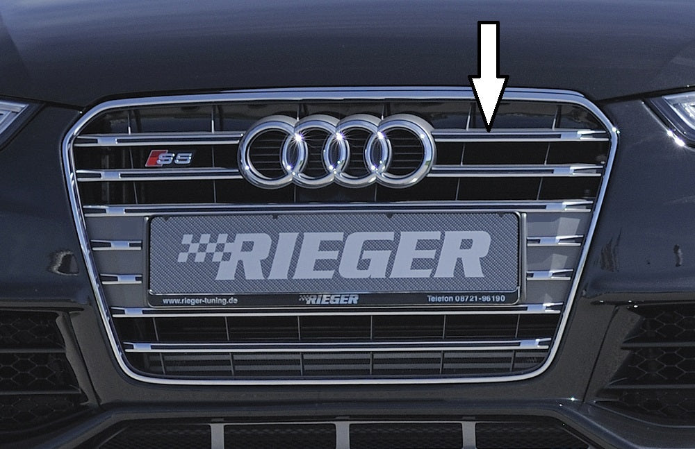 Rieger Tuning Original Kühlergrill Audi S5 platinumgrau
