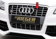 Rieger Tuning Originaler Kühlergrill Audi S4 platiniumgrau ohne Aussparung für Park-Distance-Control (PDC)