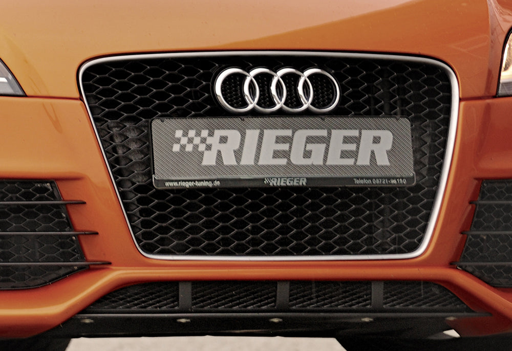 Rieger Tuning Original Kühlergrill Audi TT-RS (8J) schwarz/aluminium inkl. TT-RS-Emblem
