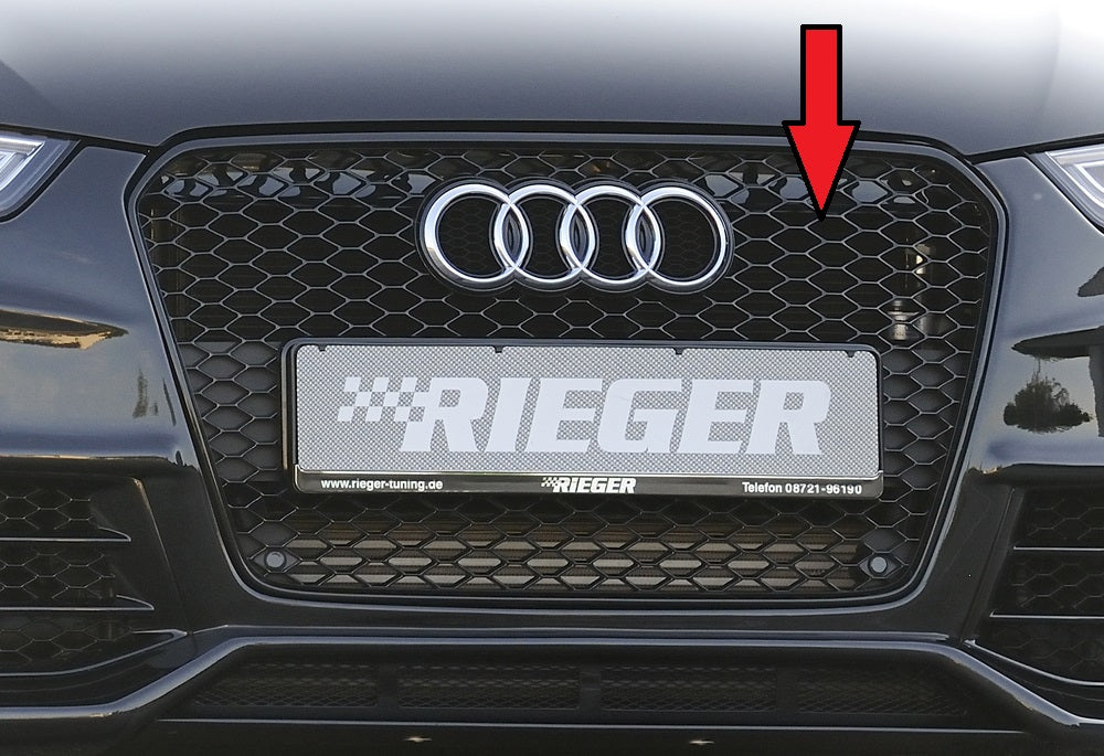 Rieger Tuning Original Kühlergrill Audi RS5 schwarz glänzend