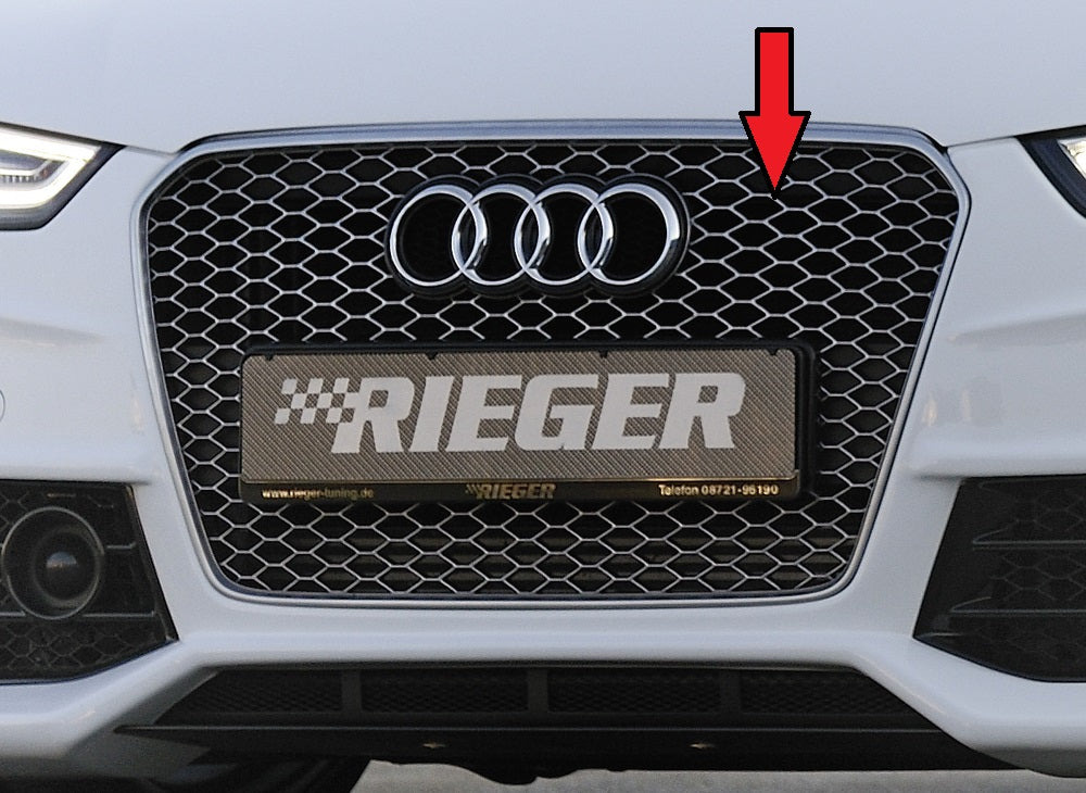 Rieger Tuning Original Kühlergrill Audi RS5 gunmetal
