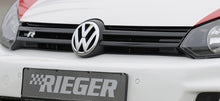 Rieger Tuning Originaler Kühlergrill VW Golf VI R schwarz glänzend