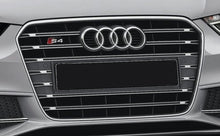 Rieger Tuning Original Kühlergrill Audi S4 platinumgrau mit Aussparungen für Einparkhilfe