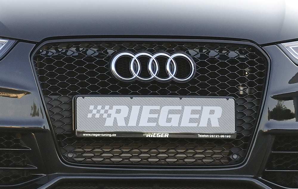 Rieger Tuning Original Kühlergrill Audi RS4 schwarz glänzend
