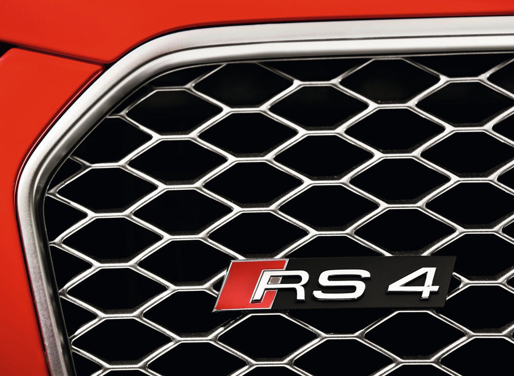 Rieger Tuning Audi RS4-Logo für original Kühlergrill Audi RS4 00303351 + 00303352