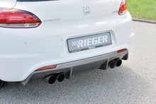 Rieger Tuning Endschalldämpfer mit links/rechts je 2x90mm für Rieger Heckeinsatz 00014119 / 00099256 / 00088085