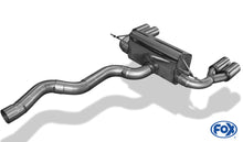Rieger Tuning Endschalldämpfer mit links/rechts je 2x80mm 15° schräg Typ 25 (mit Typ B-Einsatz) nur 435i 225/230/250kW