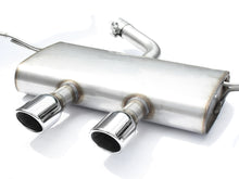 Rieger Tuning Sportendschalldämpfer mittig 2x90mm rund eingerollt abgeschrägt VW R-Look