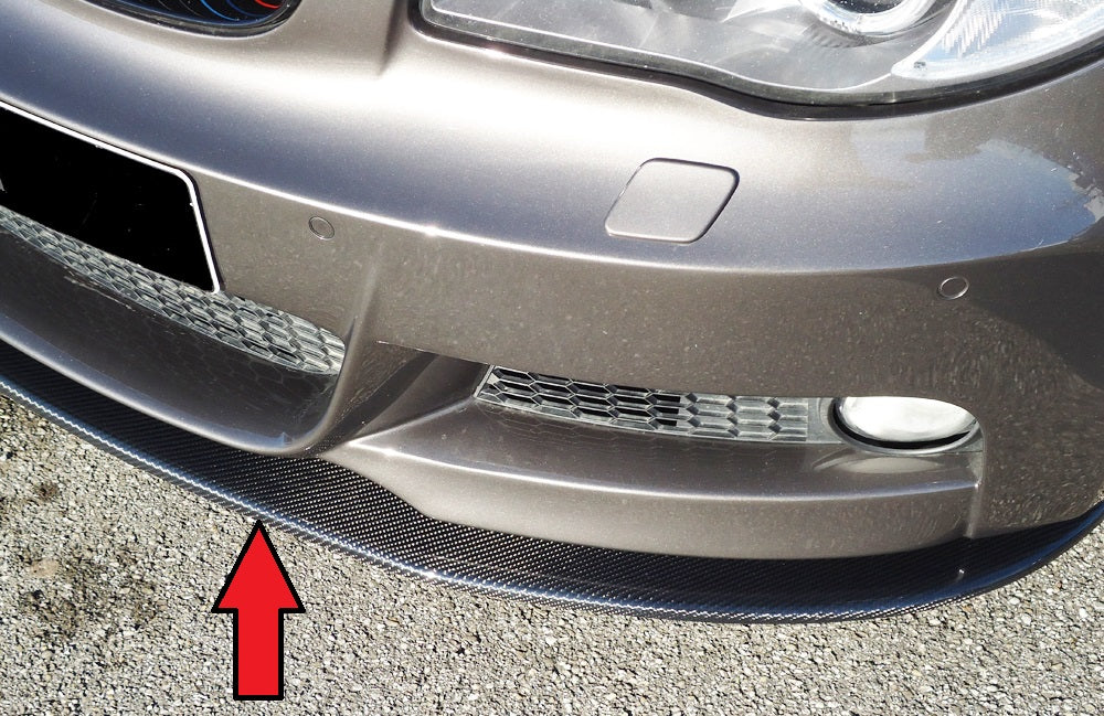 Rieger Tuning Spoilerschwert in Echt-Carbon für originale M-Paket Frontschürze