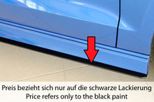 Rieger Tuning Lackierung der Seitenschwelleransätze 00056802 + 00056803 schwarz glänzend (RAL 9005)