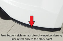 Rieger Tuning Lackierung der Heckschürzenansätze 00055177 + 00055178 schwarz glänzend (RAL 9005)