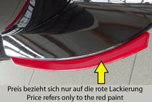 Rieger Tuning Lackierung der Heckschürzenansätze 00059518 / 00059519 in der Farbe: Tornado-Rot (RAL 2K MS LY3D)