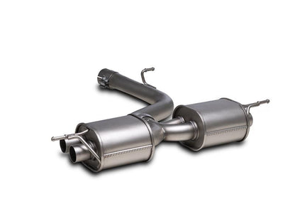 Absorptions-Sportschalldämpfer mittig für links/rechts-Anlage (ohne Endrohre), inkl. (EG-) Genehmigung