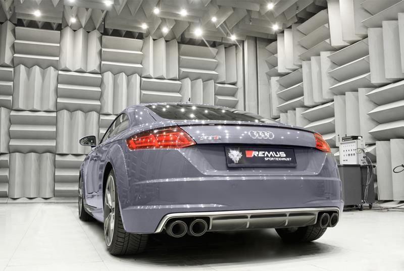 Sportschalldämpfer mittig für links/rechts-Anlage (ohne Endrohre), mit 2 integrierten elektrischen Klappen, inkl. (EG-) GENEHMIGUNG!