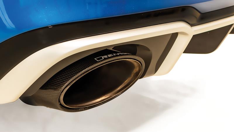 Sportschalldämpfer mittig für links/rechts-Anlage (ohne Endrohre) mit 2 integrierten Klappen, inkl. (EG-) Genehmigung