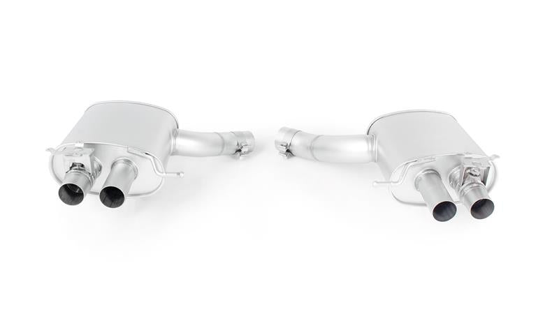 Sportschalldämpfer links und Sportschalldämpfer rechts (ohne Endrohre), mit integrierten Klappen, inkl. (EG-) GENEHMIGUNG!