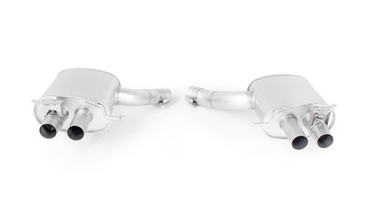 Sportschalldämpfer links und Sportschalldämpfer rechts (ohne Endrohre), mit integrierten Klappen, inkl. (EG-) GENEHMIGUNG!