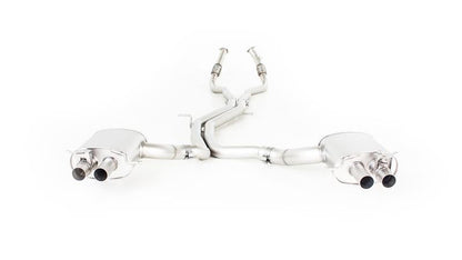 Sportschalldämpfer links und Sportschalldämpfer rechts (ohne Endrohre), mit integrierten Klappen, inkl. (EG-) GENEHMIGUNG!