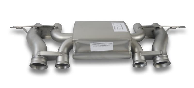 Absorptions-Sportschalldämpfer mittig für links/rechts-Anlage (ohne Endrohre), inkl. (EG-) GENEHMIGUNG!