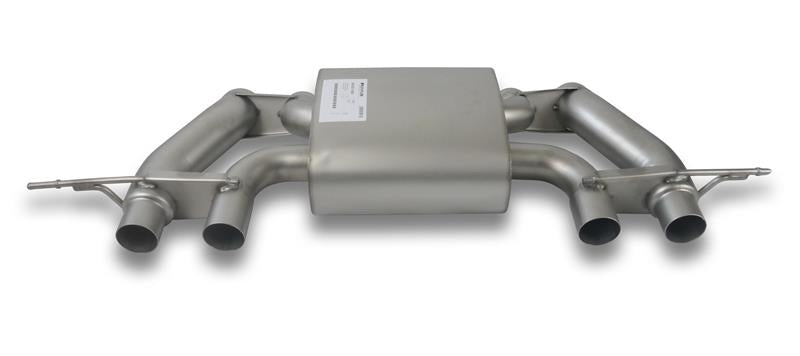 Absorptions-Sportschalldämpfer mittig für links/rechts-Anlage (ohne Endrohre), inkl. (EG-) GENEHMIGUNG!