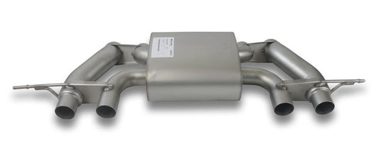 Absorptions-Sportschalldämpfer mittig für links/rechts-Anlage (ohne Endrohre), inkl. (EG-) GENEHMIGUNG!