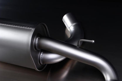 Sportschalldämpfer mittig mit links/rechts je 1 Endrohr Ø 84 mm Carbon Race, inkl. (EG-) GENEHMIGUNG!