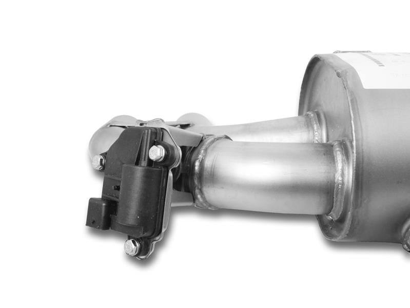 Absorptions-Sportschalldämpfer mittig für links/rechts Anlage (ohne Endrohre) mit 2 integrierten Klappen, inkl. (EG-) GENEHMIGUNG!