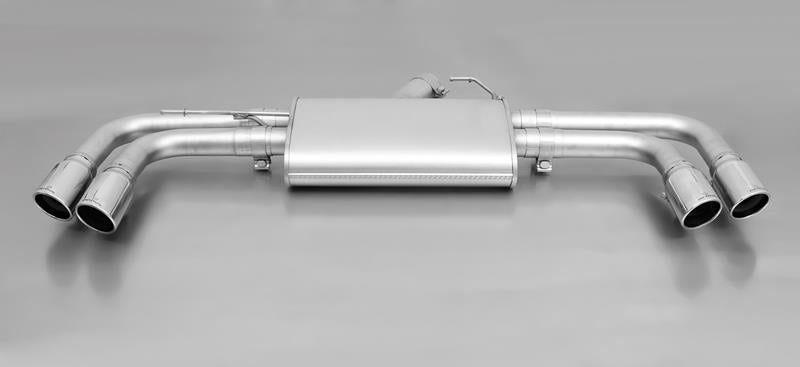 Sportschalldämpfer mittig für links/rechts-Anlage (ohne Endrohre), inkl. (EG-) GENEHMIGUNG!