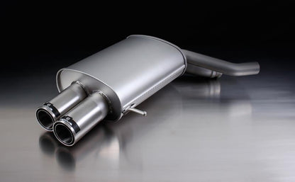 Sportschalldämpfer mit links/rechts je 2 Endrohren Ø 84 mm Street Race, inkl. (EG-) GENEHMIGUNG!