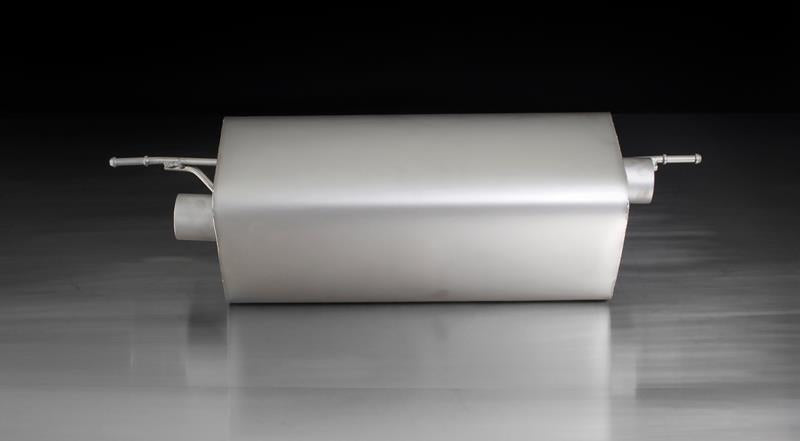 Sportschalldämpfer mittig für links/rechts-Anlage (ohne Endrohre), inkl. (EG-) GENEHMIGUNG!