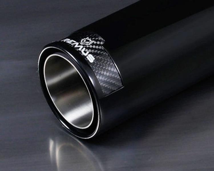 Endrohr-Set links/rechts je 1 Endrohr Ø 84 mm Street Race Black Chrome