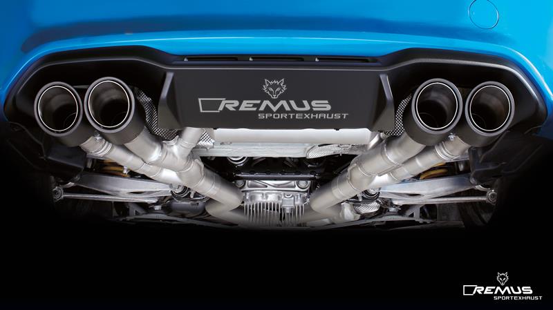 Cat-Back-Anlage links/rechts (ohne Endrohre) mit integrierten Klappen, inkl. (EG-) GENEHMIGUNG!