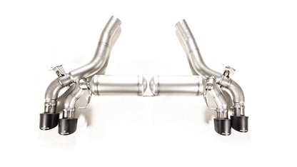 RACING Sportschalldämpfer links und RACING Sportschalldämpfer rechts (ohne Endrohre) mit je 1 integrierten Klappe, KEINE (EG-) GENEHMIGUNG!