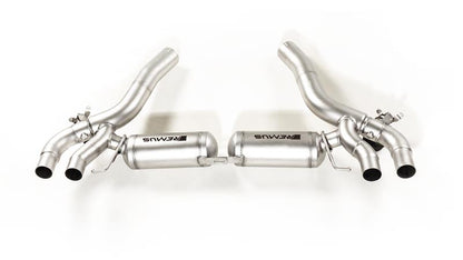 RACING Sportschalldämpfer links und RACING Sportschalldämpfer rechts (ohne Endrohre) mit je 1 integrierten Klappe, KEINE (EG-) GENEHMIGUNG!