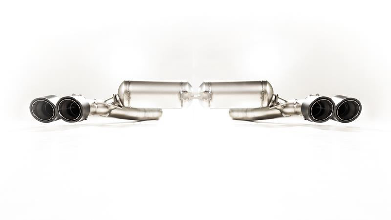 Sportschalldämpfer links und Sportschalldämpfer rechts (ohne Endrohre), mit je 1 integrierten Klappe, inkl. (EG-) GENEHMIGUNG!