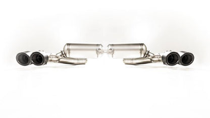 Sportschalldämpfer links und Sportschalldämpfer rechts (ohne Endrohre), mit je 1 integrierten Klappe, inkl. (EG-) GENEHMIGUNG!