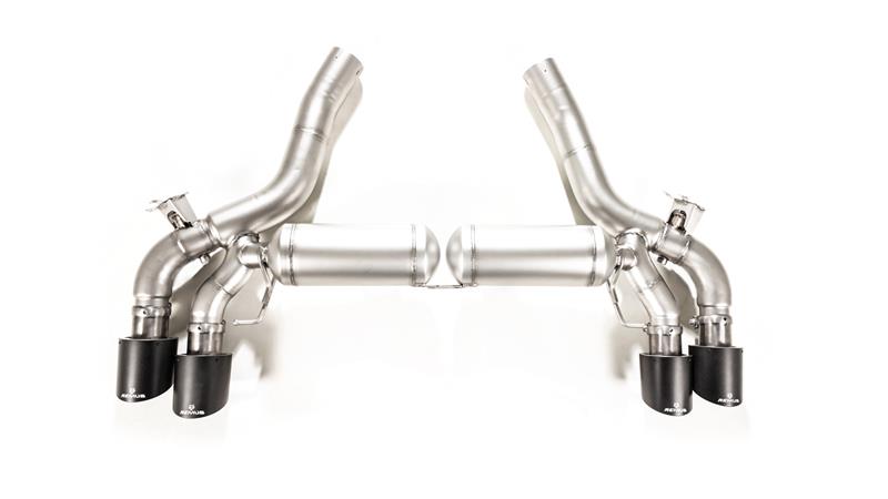 Sportschalldämpfer links und Sportschalldämpfer rechts (ohne Endrohre), mit je 1 integrierten Klappe, inkl. (EG-) GENEHMIGUNG!