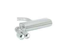 Sportschalldämpfer mit 2 Endrohren 80mm rund, inkl. (EG-) GENEHMIGUNG!