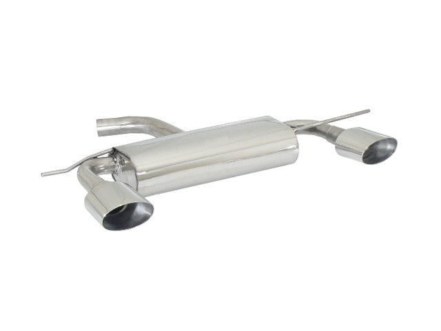 Sportschalldämpfer mit links/rechts je 1 Endrohr 135x90mm oval Sportline, inkl. (EG-) GENEHMIGUNG!