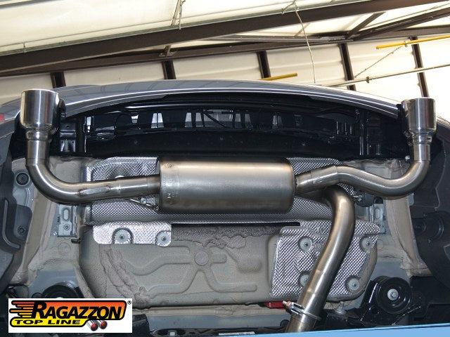 Sportschalldämpfer mit links/rechts je 1 Endrohr 90mm rund, inkl. (EG-) GENEHMIGUNG!