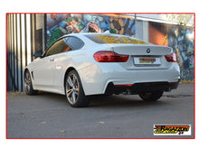 Sportschalldämpfer mit links/rechts je 1 Endrohr 90mm rund Sportline für M-Technik / M-Performance Heckschürze, inkl. (EG-) GENEHMIGUNG!