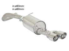 Sportschalldämpfer mit 2 Endrohren 90mm rund Sportline versetzt, inkl. (EG-) GENEHMIGUNG!