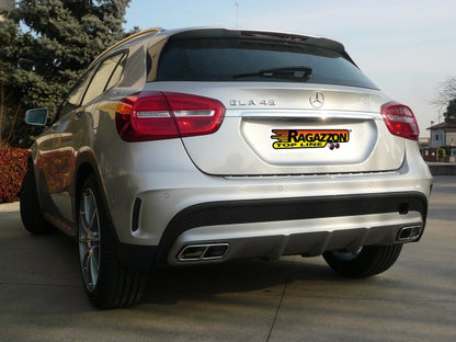 Sportschalldämpfer für "GLA45" Heckschürze, inkl. (EG-) GENEHMIGUNG!