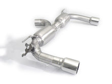 Sportschalldämpfer mit links/rechts je 1 Endrohr 90mm rund mit integrierter Klappe, inkl. (EG-) GENEHMIGUNG!