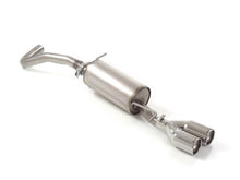 Sportschalldämpfer mit 2 Endrohren 80mm rund versetzt, inkl. (EG-) GENEHMIGUNG!