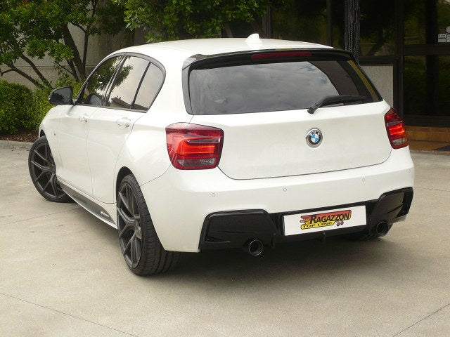 Sportschalldämpfer mit links/rechts je 1 Endrohr 90mm rund, inkl. (EG-) GENEHMIGUNG!