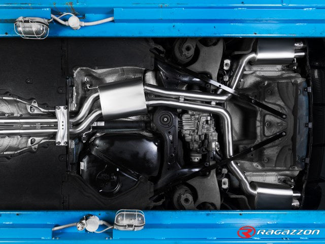 Komplettanlage links / rechts (ohne Endrohre), mit integrierten Klappen, inkl. (EG-) GENEHMIGUNG!